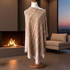 New! CULLEN CASHMERE PONCHO SWEATER WRAP SUZE O/S